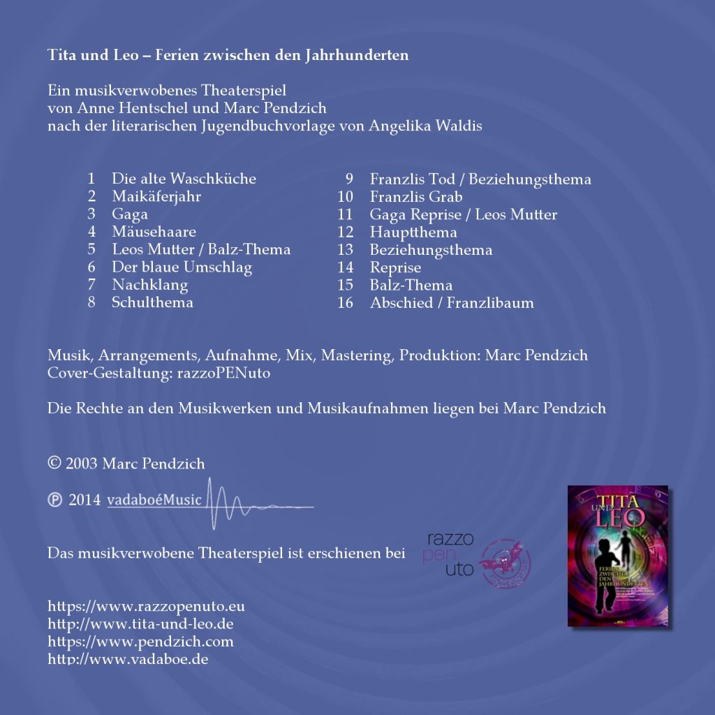 Tita und Leo || Tracklisting des Albums von Marc Pendzich